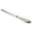 Серебряный нож столовый Весна с позолотой 930350-1